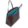 Borsa donna in pelle sfoderata Blue Square