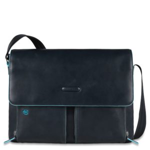 Messenger Piquadro Blue Square