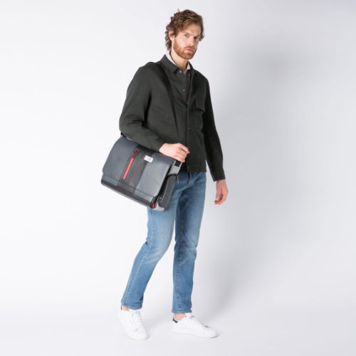 messenger-piquadro-urban-nero-grigio-dimensioni